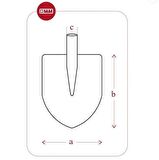 Yaparlar 97086 Küreyici Plastik 410x230mm - Sapsız