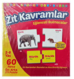 60 Parça Zıt Kavramlar Önlü Arkalı 2 Li Puzzle Eğlenceli Bulmacalar Pazıl