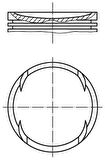 Mercedes Piston + Segman 0.25mm (m104, 90.15mm) W124 93>95 S124 93>96 C124 93>97 A124 93>98 W140 91>98 - Mahle 0014001