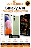 Luxeloom Smart Pro Samsung Galaxy A14 Nano Şeffaf Ekran Koruyucu (0.15mm)
