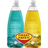 Viking Sıvı Elde Bulaşık Deterjanı 2 Li Fırsat Paketi 750 Ml