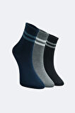 3'lü Erkek Çocuk Tenis Çorabı