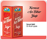 Karden Kırmızı Acı Biber Yağı 50 ml