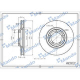 Kore Fren Diski Ön - Adet : 275 X 5 Havalı - Mnd Mbc030137