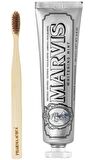 Marvis Whitening Mint Nane Aromalı Beyazlatma Doğal Diş Macunu 85 ml & Diş Fırçası 