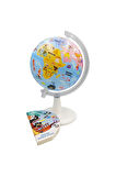 20CM KIDS LEGENDARY PIRATES GLOBE + BOOK + USB
