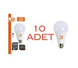 CMSOLAR 15W E27 DUY 6500K BEYAZ IŞIK LED EV AMPULÜ 10'LU PAKET