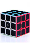 Qiyi Warrior S 3x3 Karbon Fiber Zeka Küpü Akıl Küpü Rübik Küp