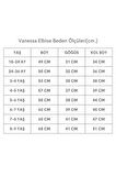 Kız Çocuk Kırmızı Vanessa Broş Detaylı Tüvit Uzun Kollu Yılbaşı Elbisesi