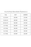 Kız Çocuk Kahve Ruby Fırfırlı Dantel Detaylı Kısa Kollu Elbise Bandana Takım