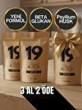 Coffee 19 Psyllium Husk - Beta-Glukan Granül Form Kahve 3 al 2 öde