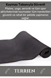 Özel Konfor Modeli Çift Taraflı Kaymaz Silinebilir Antibakteriyel Yoga Meditasyon Minderi 6,5mm Mat