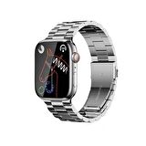Global Watch 8 WS92 Max Amoled Ekran Android İos HarmonyOs Uyumlu Akıllı Saat Gümüş WNE0954