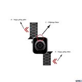Global Watch 8 WS92 Max Amoled Ekran Android İos HarmonyOs Uyumlu Akıllı Saat Gümüş WNE0954