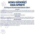 Pet White Evcil Hayvan Koku Giderici Oda Spreyi 500 ml