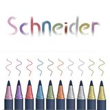 Schneider Paint-It 050 Metalik Tükenmez Kalem 0.4mm Metal Tüp 10 Lu