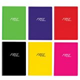 Free A4 100 Yaprak Çizgili PP Kapak Defter Keskin Color