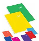 Keskin Color Cool 96 Yaprak A4 Çizgili Defter Spiralli Pp Kapak