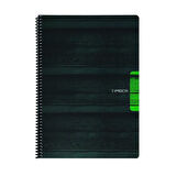 Keskin Color Timber A4 80yp Spiralli Plastik Kapak Not Defteri Çizgili - 1 Adet / D2