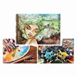 Keskin Resim Defteri 35x50cm 20yp PP Kapak Pastel 306230-99