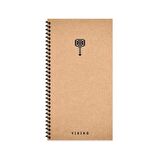 Keskin 10x19 La Plume Viking Sert Kapak 80 Yaprak Spiralli Çizgisiz Defter Çekiç 417965-99