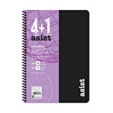 Keskin Color Defter A4 4+1 125 Yaprak Ayraçlı Plastik Kapak Asist