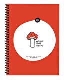 Hisli Şeyler 18,5x25 Spiralli Kareli Defter - Vallahi Zehir Gibiyim
