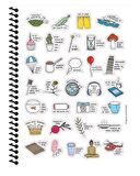 Hisli Şeyler 18,5x25 Spiralli Çizgili Defter - Küreğinin Götürdüğü Yere Git