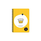 Keskin A5 Hisli Şeyler Spiralli Akademik Ajanda Kralı Gelse Tanımam 2025-2026 600094