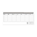 Keskin Color 2026 - AJ - 65 12x33,5 Spiralli Haftalık Masa Ajandası - Atatürk