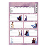 Keskin Color Ders Programlı 3 lü Okul Etiketi Frozen (220130-92-03)