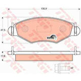 Psa On Fren Balatası P206 1,4hdi 1,1 / 1,4 / 1,6 / 1,9 98> P206+ (t3e)1,4 / 1,6 06>kangoo 1,9d (celik Se - Trw Gdb1500