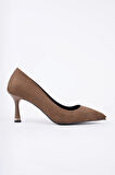 Ucu Metal Detay İnce Topuk Kadın Stiletto MKS555