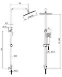Ar Efes Kolonlu İnce Tepe Duş Seti 102158050