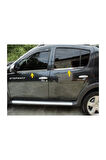 Dacia Sandero Krom Cam Çıtası 4 Parça 2006-2012 Arası Paslanmaz Çelik