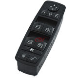 Mercedes Cam Acma Salteri On Sol (komple, Siyah, Ayna Katlamalı) A-Class W169 04>12 B-Class W245 05>11 - Kraw An-538