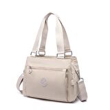Krinkıl Kumaş Kadın Çantası Smart Bags 1125 Bej