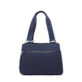 Krinkıl Kumaş Kadın Çantası Smart Bags 1125 Lacivert