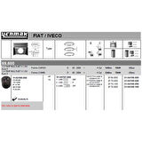 Psa Motor Piston+segmanı Agıla 1.3 Corsa 1.3 Meriva 1.3 Tigra 1.3 Albea 1.3 Multıjet Doblo 1.3 Multıjet - Yenmak 36-04198-100