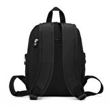 Orta Boy Krinkıl Kadın Sırt Çantası Smart Bags 1207 Siyah