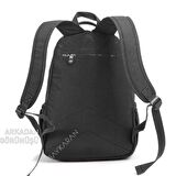BÜYÜK BOY Krinkıl Kumaş Sırt Çantası Smart Bags 1215 Siyah