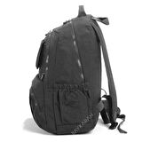 BÜYÜK BOY Krinkıl Kumaş Sırt Çantası Smart Bags 1215 Siyah