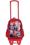 Justıce League Superman Batman Çekçekli Okul Çantası