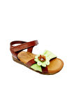 Trend 2049Hakiki Deri Bebek Sandalet