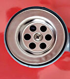 Yapıtaşı Yt57 Gri Paslanmaz Körüklü Evye Lavabo Gider Sifonu