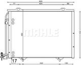 Mercedes Klima Radyatoru W202 93>00 S202 97>00 C208 97>02 A208 98>02 W210 95>00 S210 96>00 R170 00>04 - Mahle Ac 211 001s
