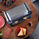 Arzum AR2036 Tostçu Neo Çıkartılabilir Plaka Granit 1800 W 6 Dilim Tost Makinesi