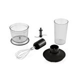 Arzum AR1127 Freestick Şarjlı El Blender Seti - Siyah