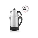 Arzum AR3051-INX 1800 W Çelik 1.8 lt Elektrikli Çay Makinesi 