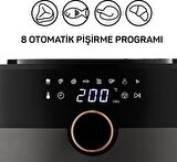 Arzum AR2074-B 6 lt Yağsız Airfryer Bronz - Siyah